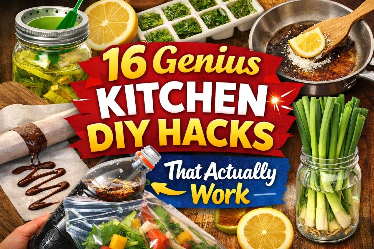 Genius Kitchen DIY Hacks That Actually Work