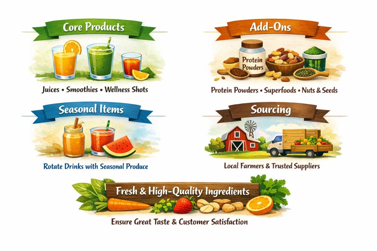Menu Development and Sourcing Ingredients