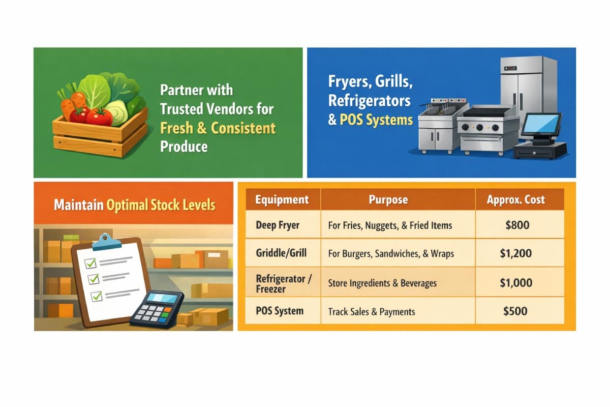 Sourcing Ingredients and Equipment