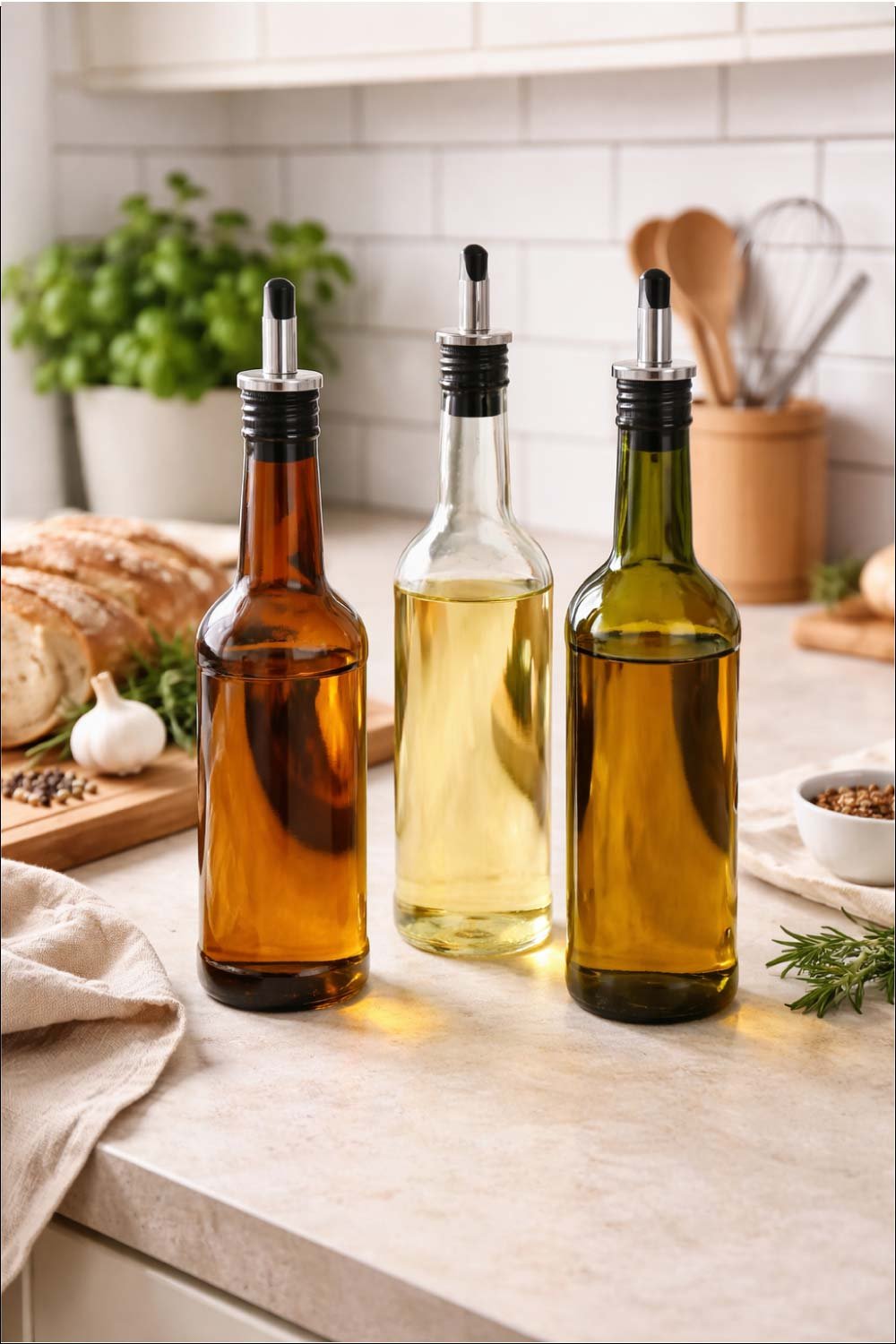 Turn Old Bottles into Oil Dispensers