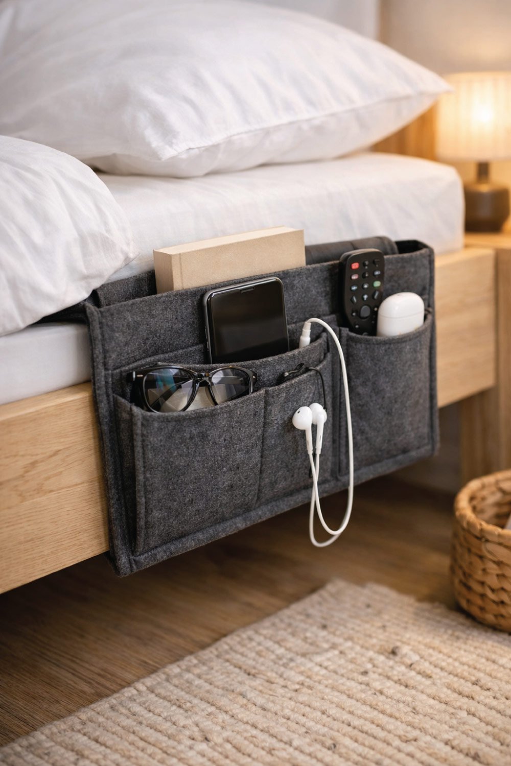 Bedside Caddy Organizer