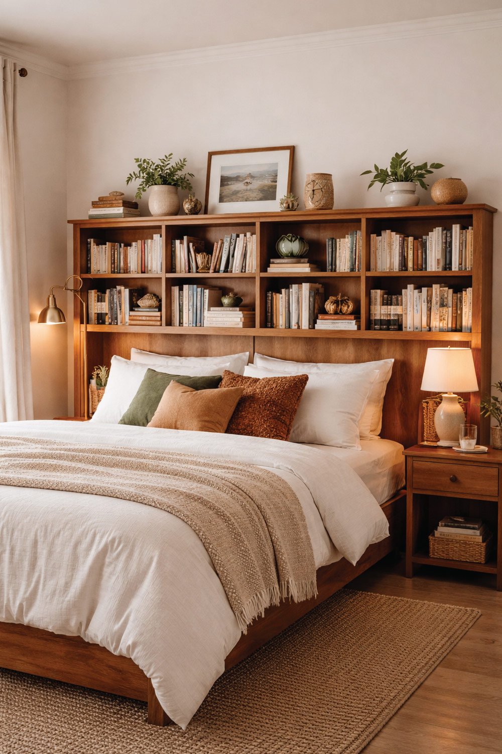 Bookshelf Headboard