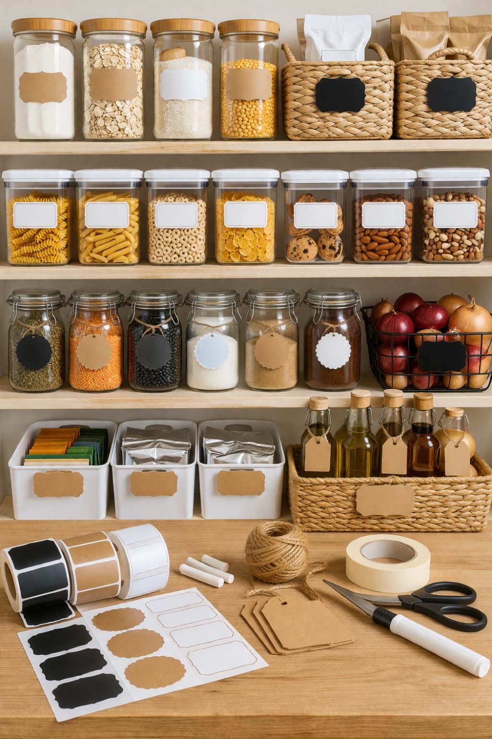 Create a DIY Pantry Label System
