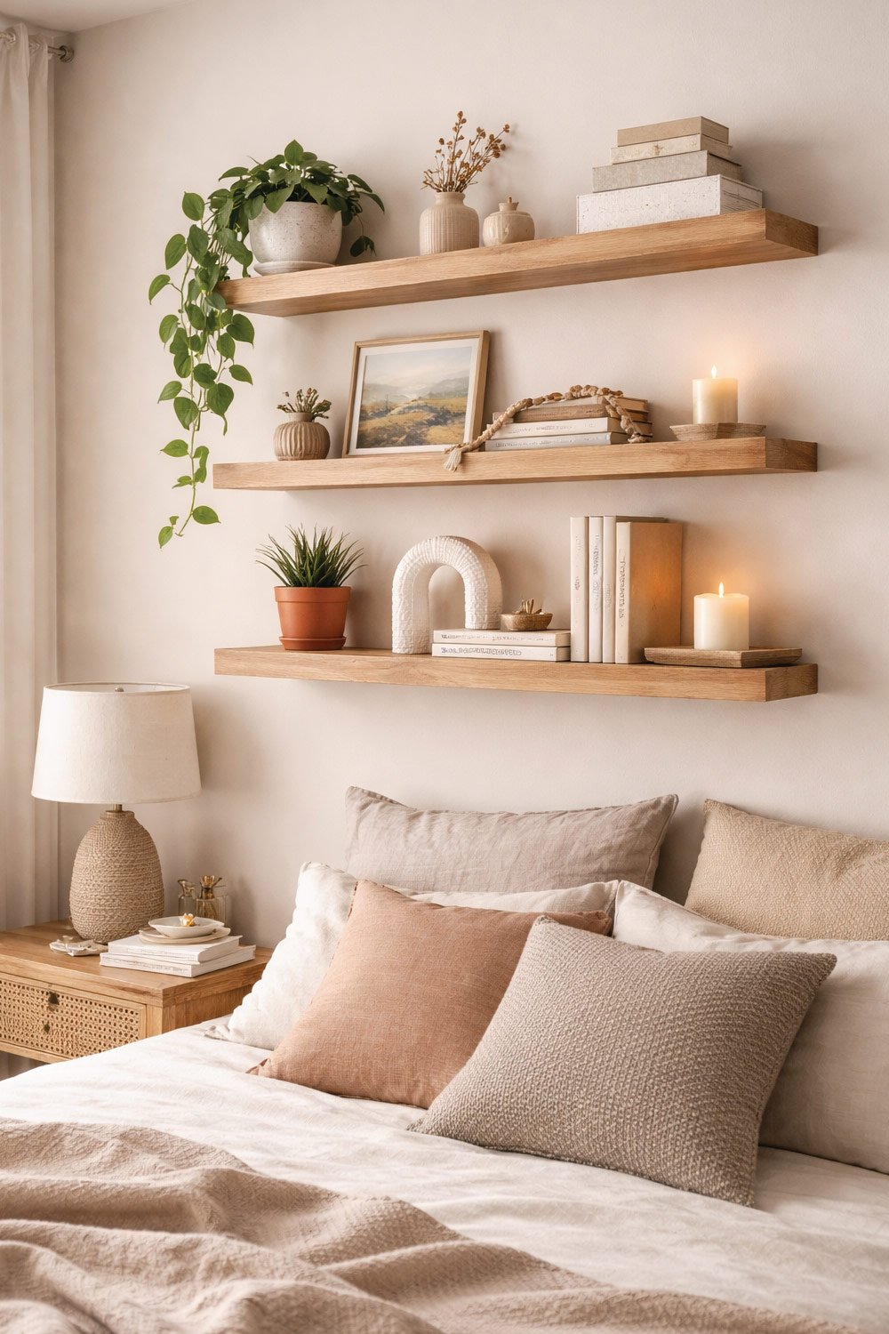 DIY Floating Shelves