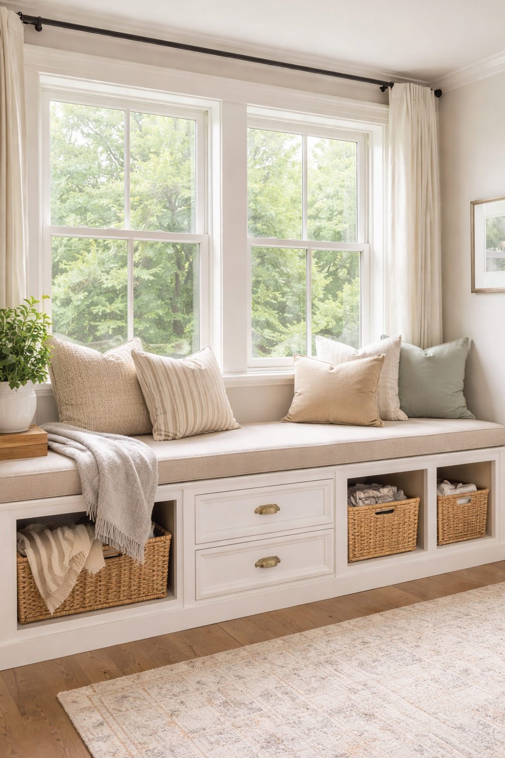 DIY Window Seat with Storage