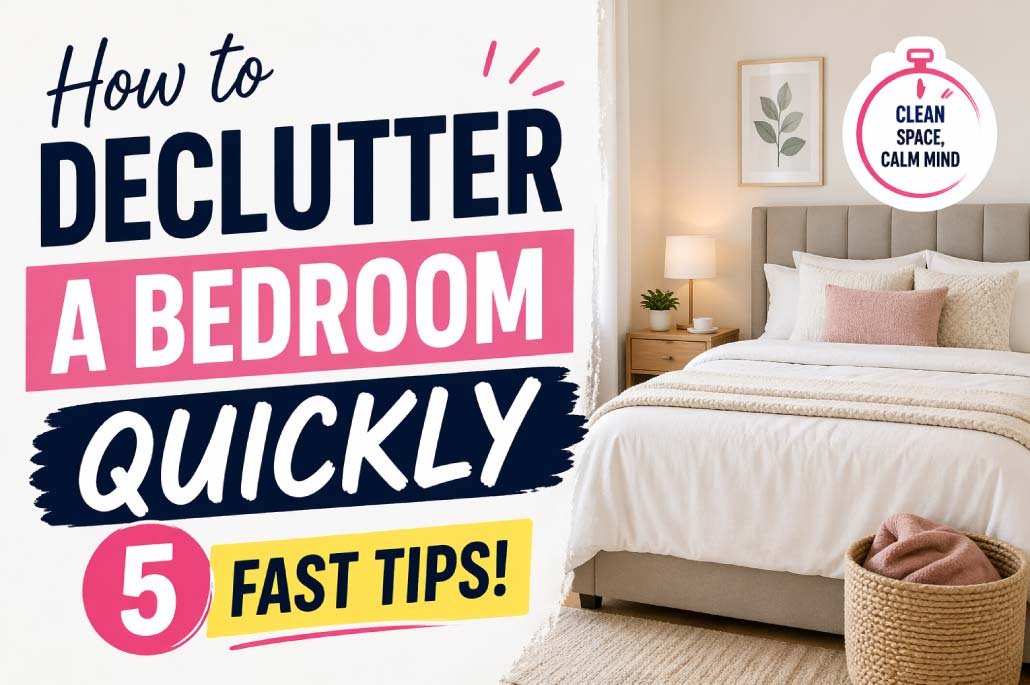 Declutter a Bedroom Quickly 1