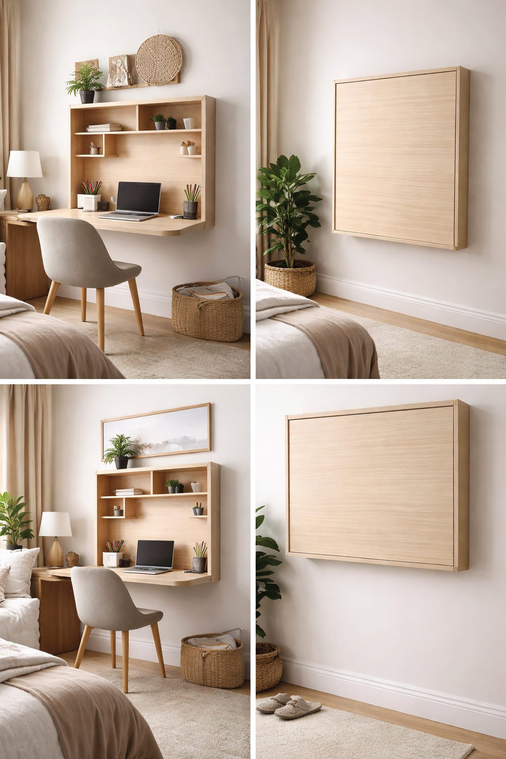 Fold-Down Wall Desk