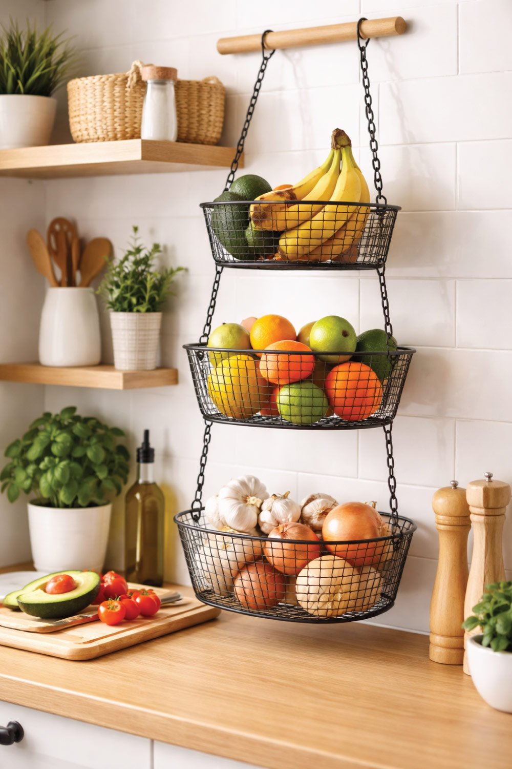 Hanging Basket Storage