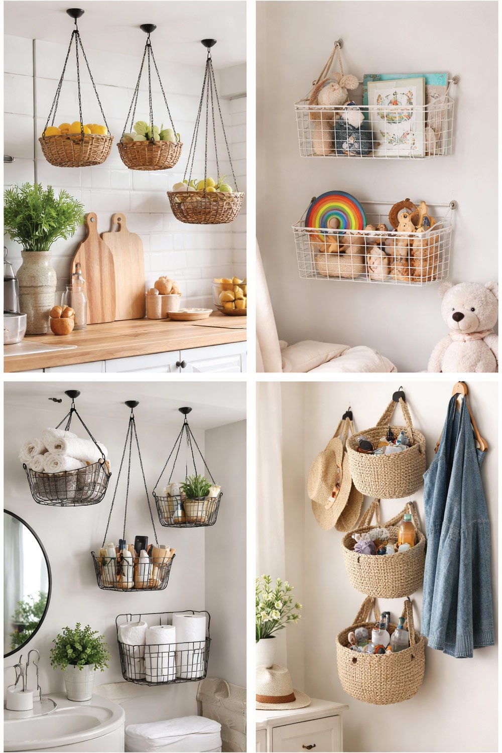 Hanging Baskets From Ceiling or Walls