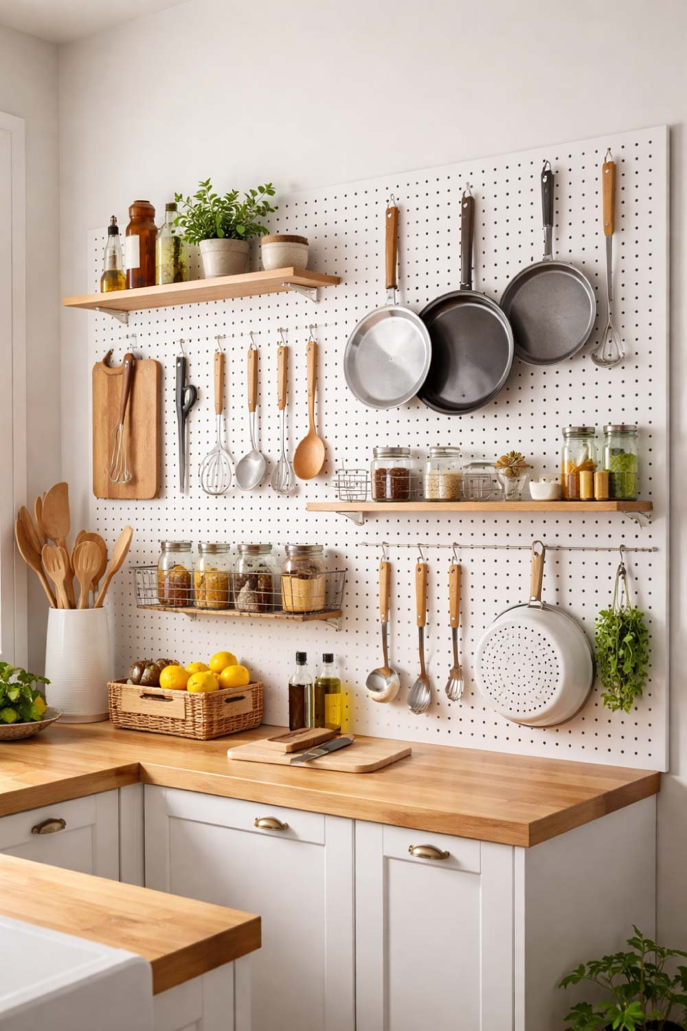 Install a Pegboard for Storage