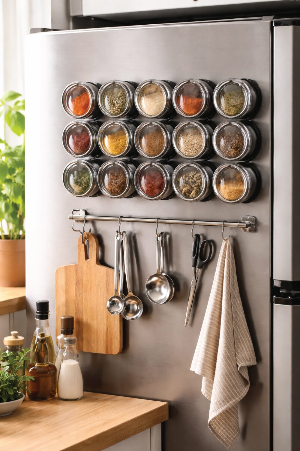 Magnetic Spice Rack