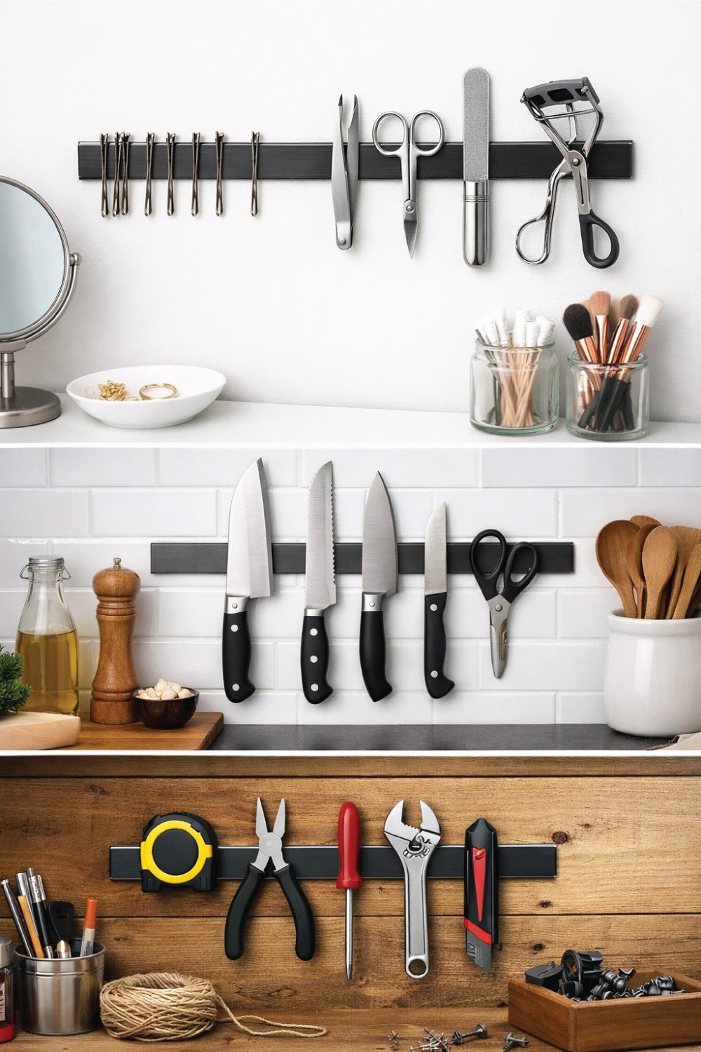 Magnetic Wall Strip Organizer