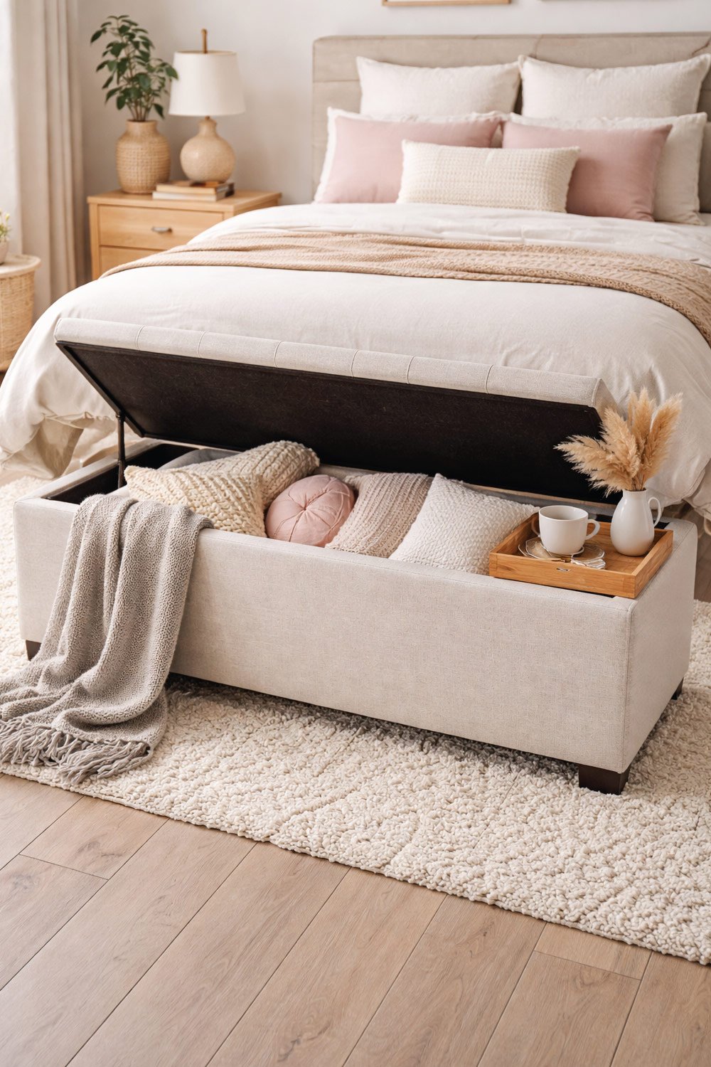 Multi-Purpose Ottoman With Storage