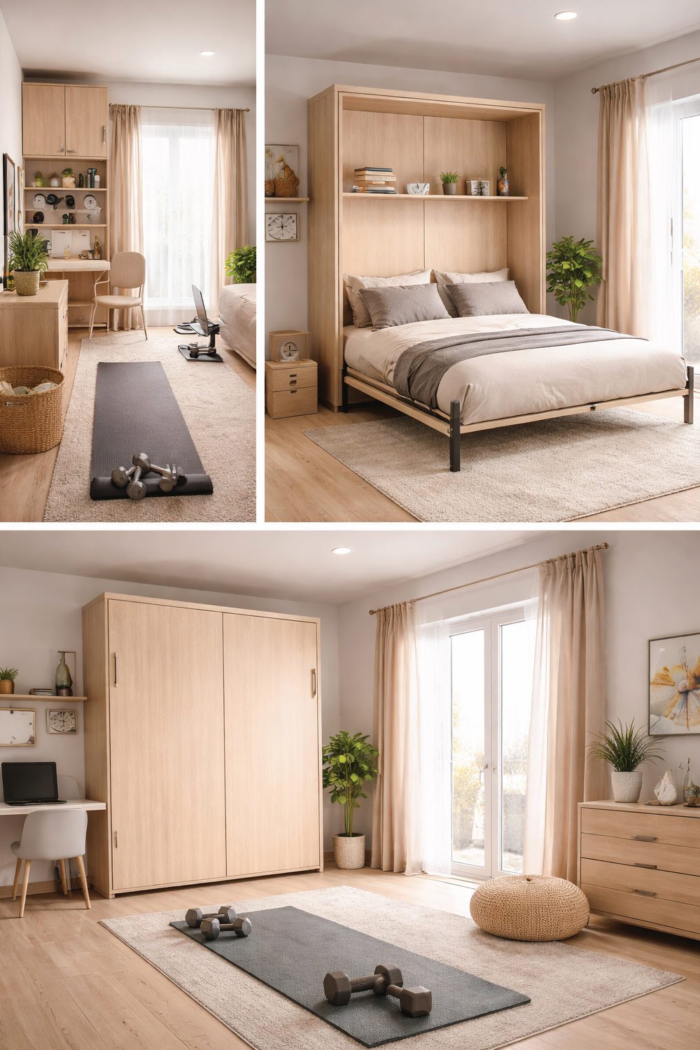 Murphy-Style Fold-Up Bed (Mini Version)