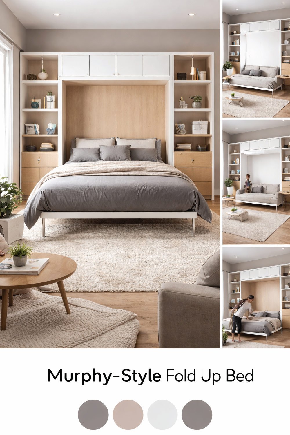 Murphy-Style Fold-Up Bed