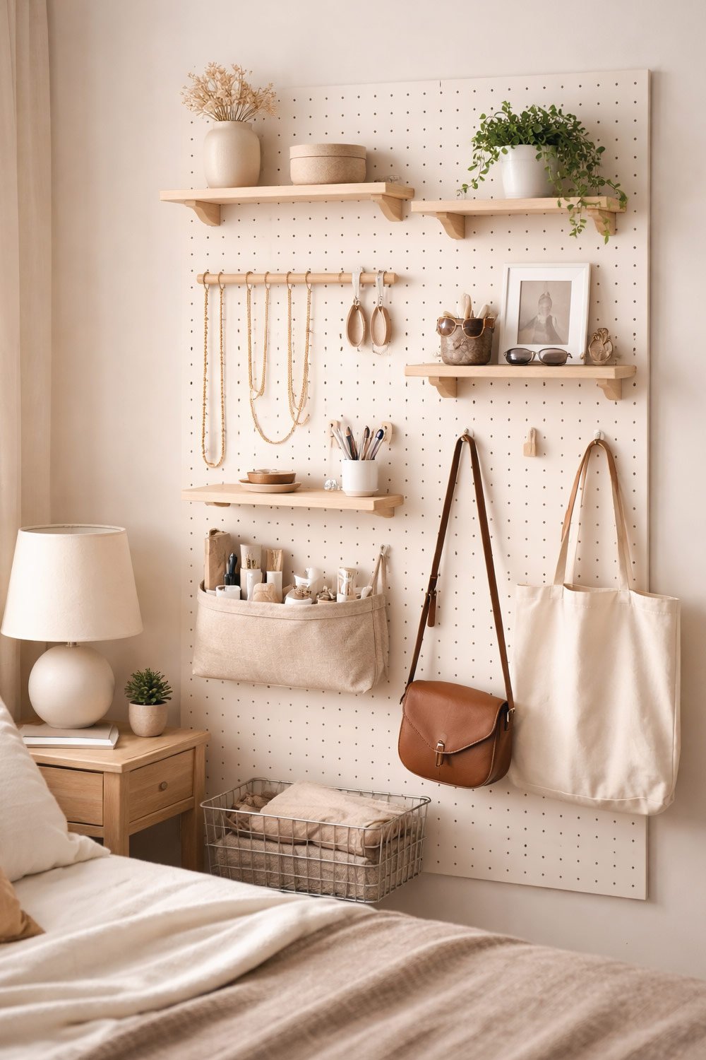 Pegboard Wall Organizer