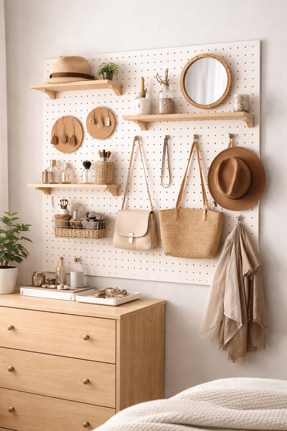 Pegboard Wall Organizer