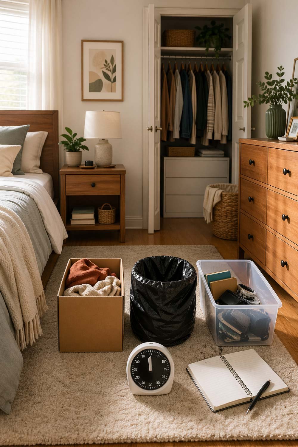Set a Timer and Tackle Small Sections