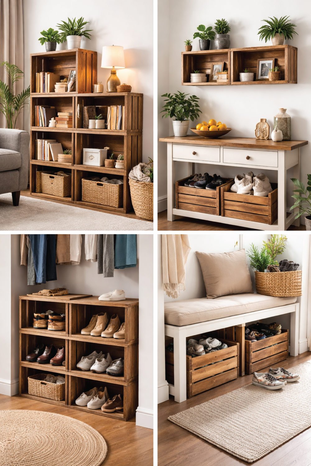 Stackable Wooden Crates