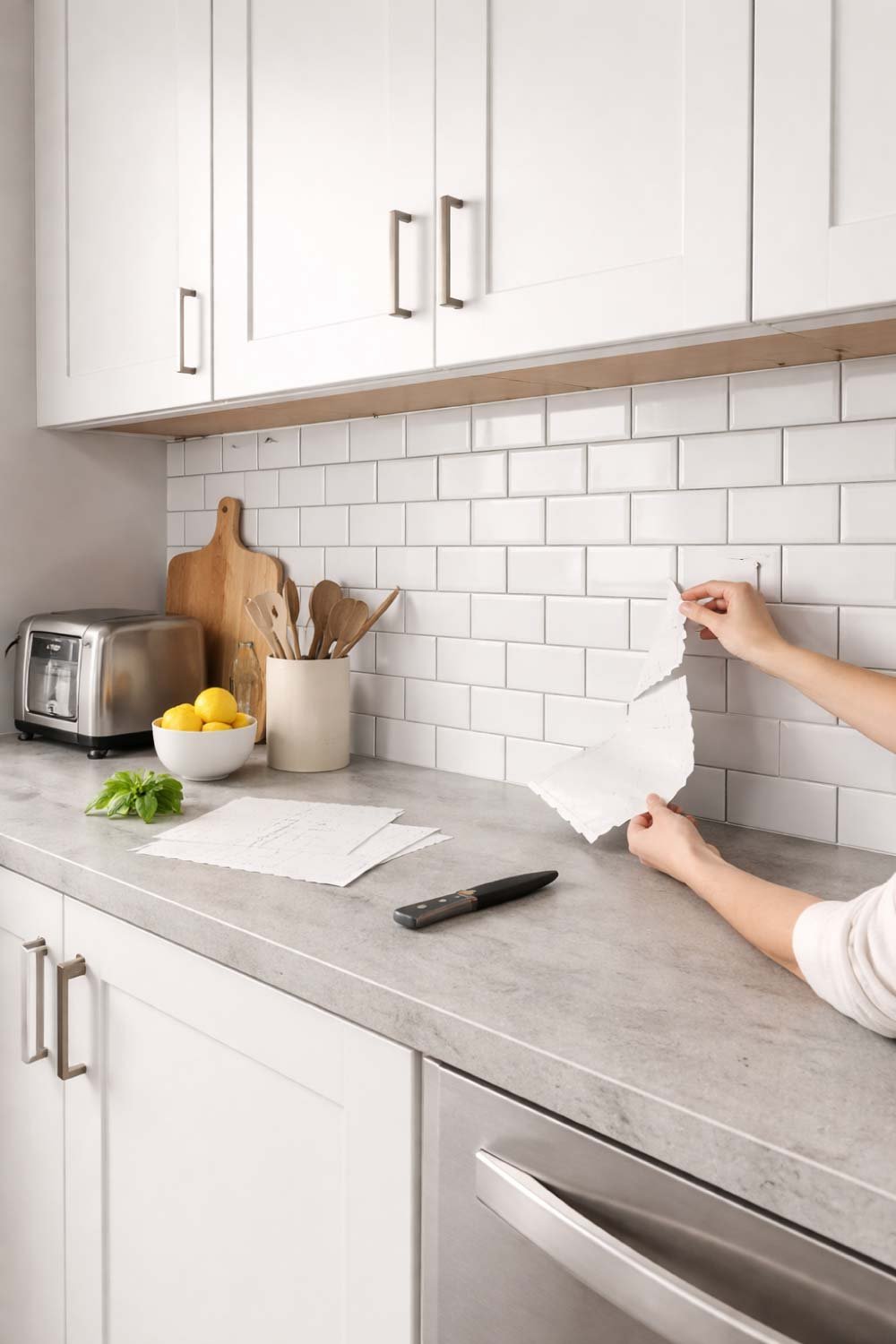 Stick Backsplash