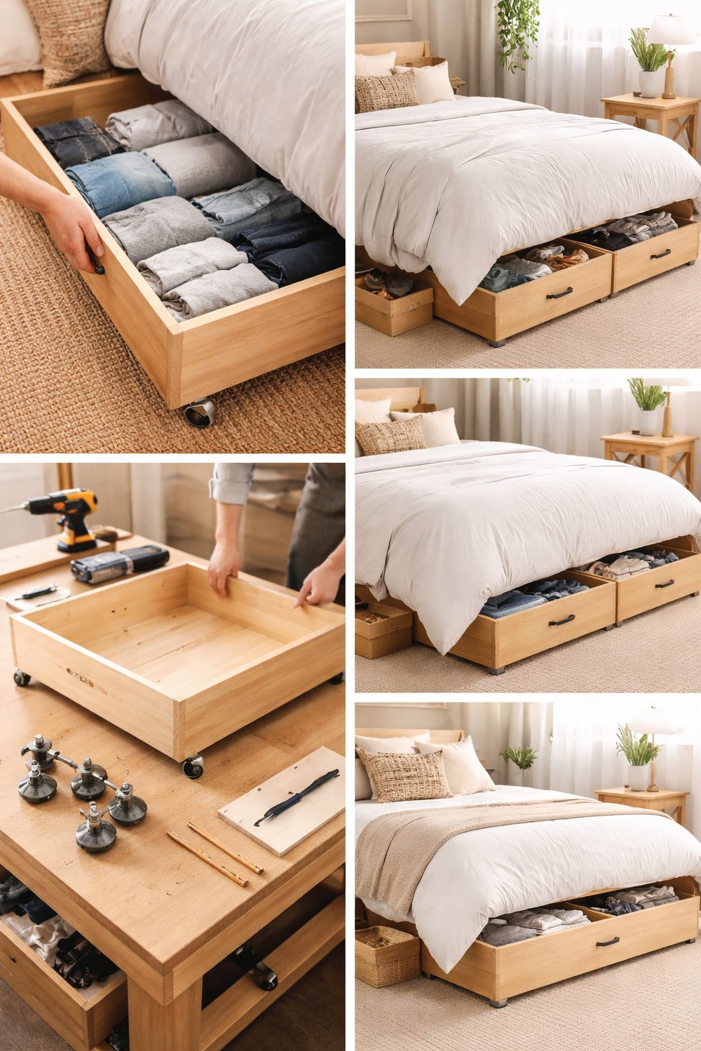 Under-Bed Storage Drawers