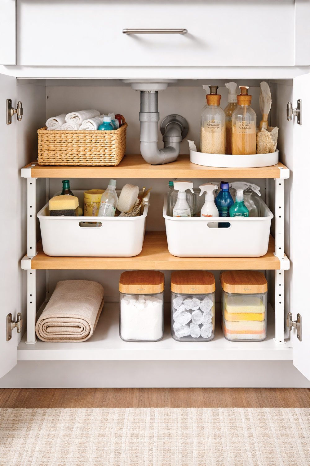 Under-Sink Storage Shelf