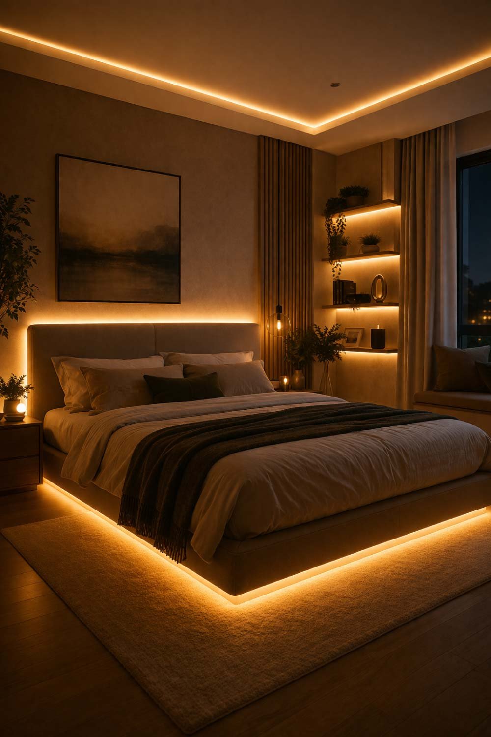 Use Soft LED Strip Lights for Gentle Glow