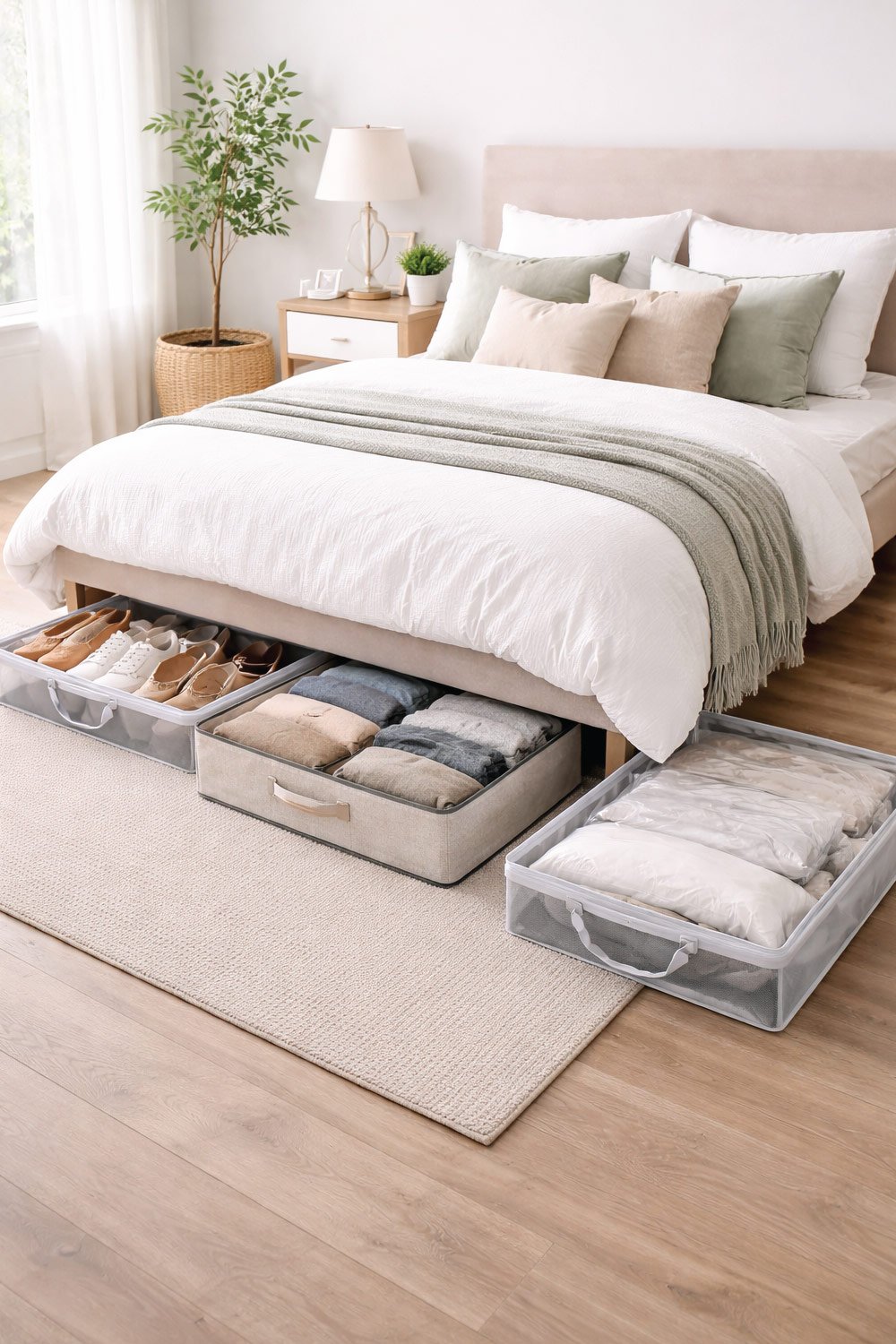 Use Under-Bed Storage Wisely