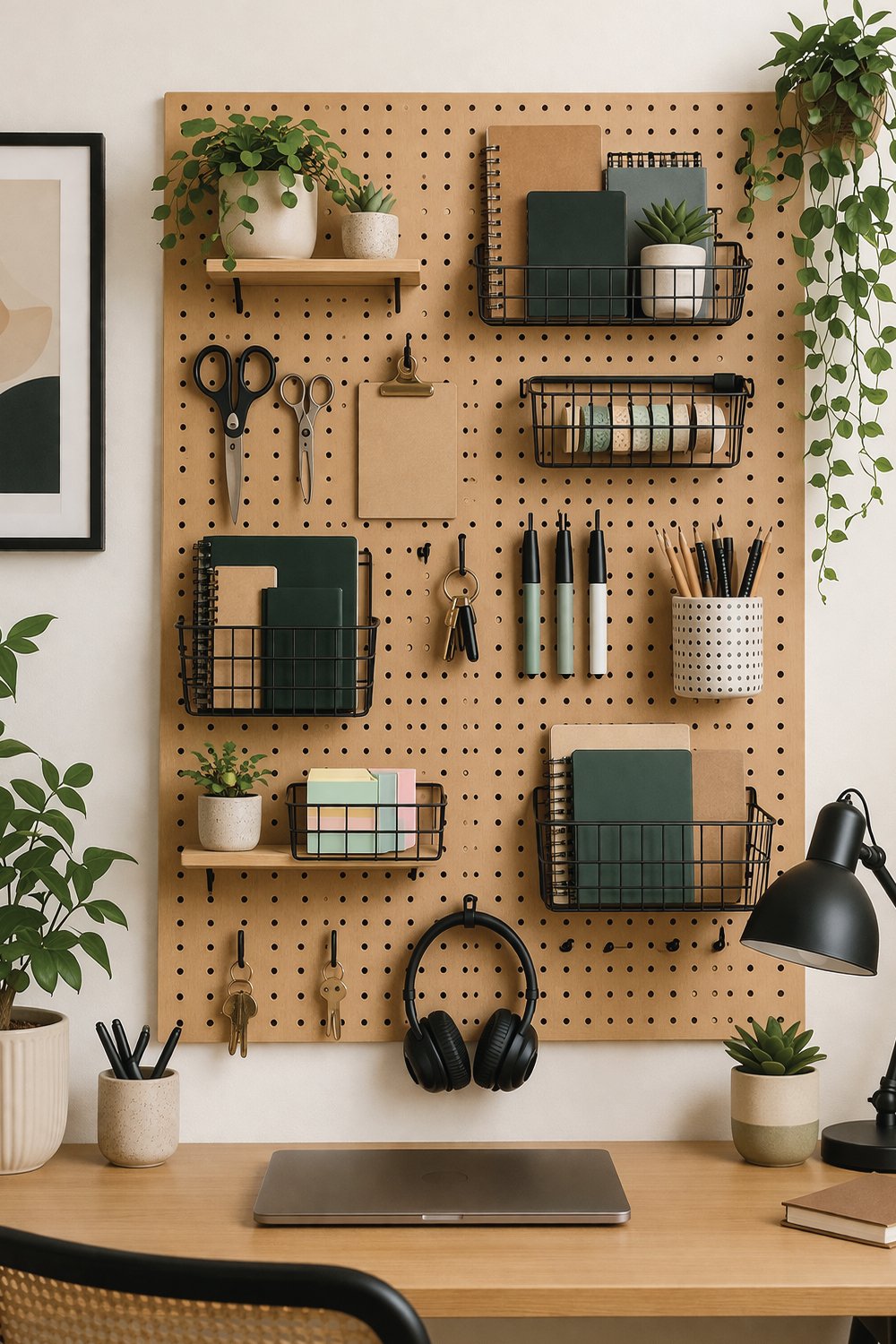 Wall-Mounted-Pegboard