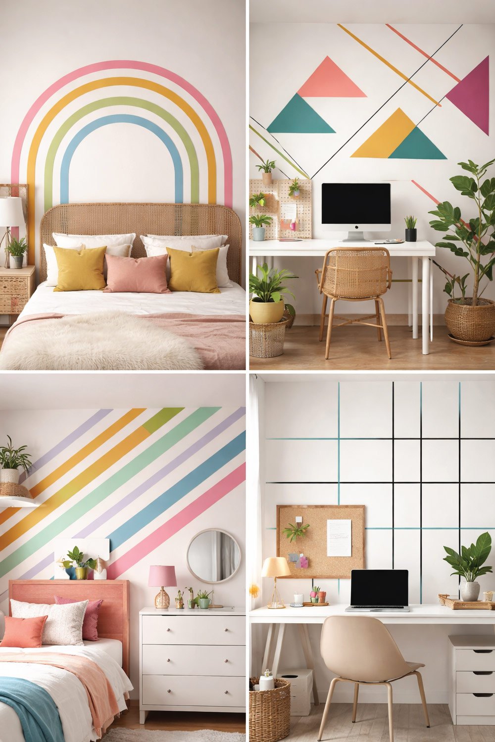 Washi Tape Wall Designs