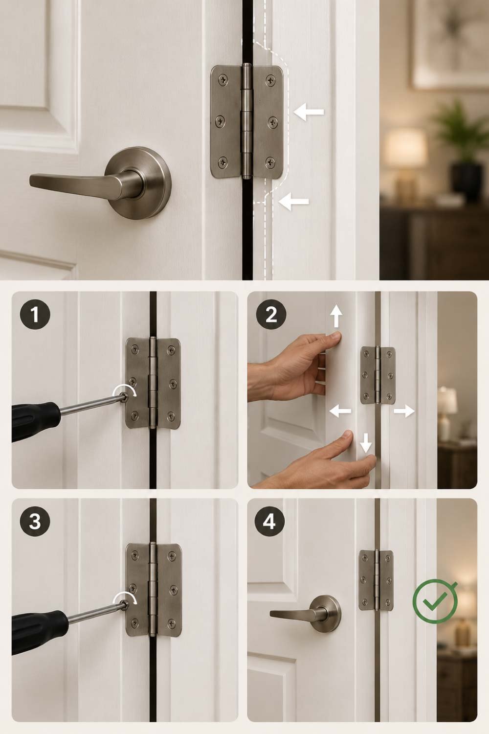 Adjust the Hinge Alignment