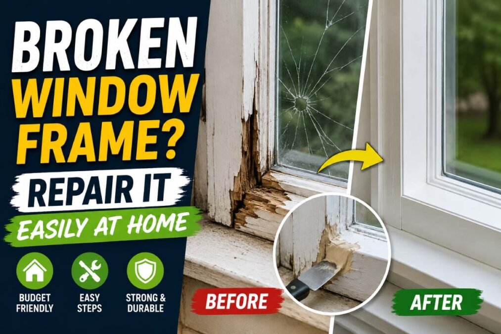 Broken Window Frame