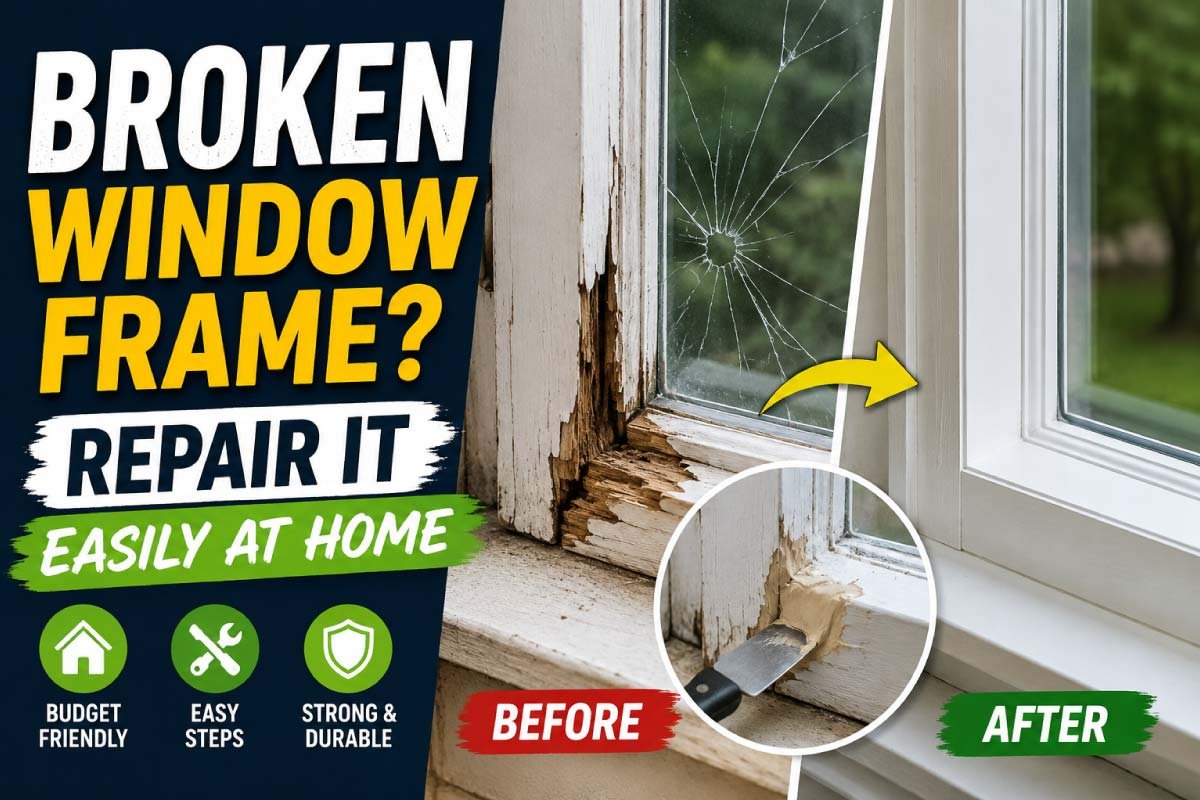 Broken Window Frame