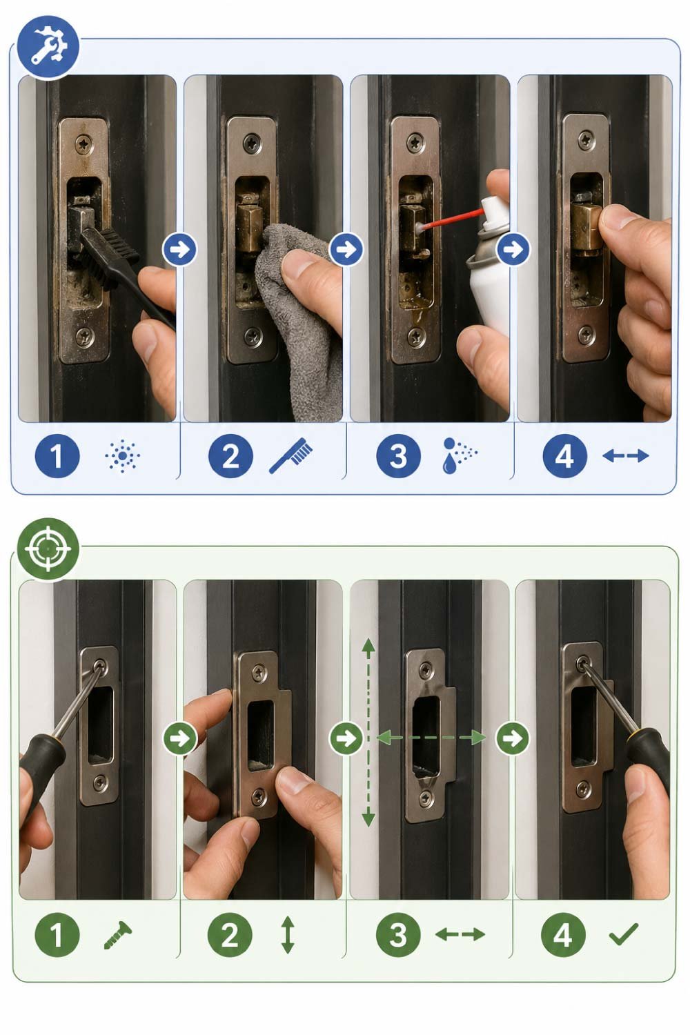 Clean the Latch Mechanism
