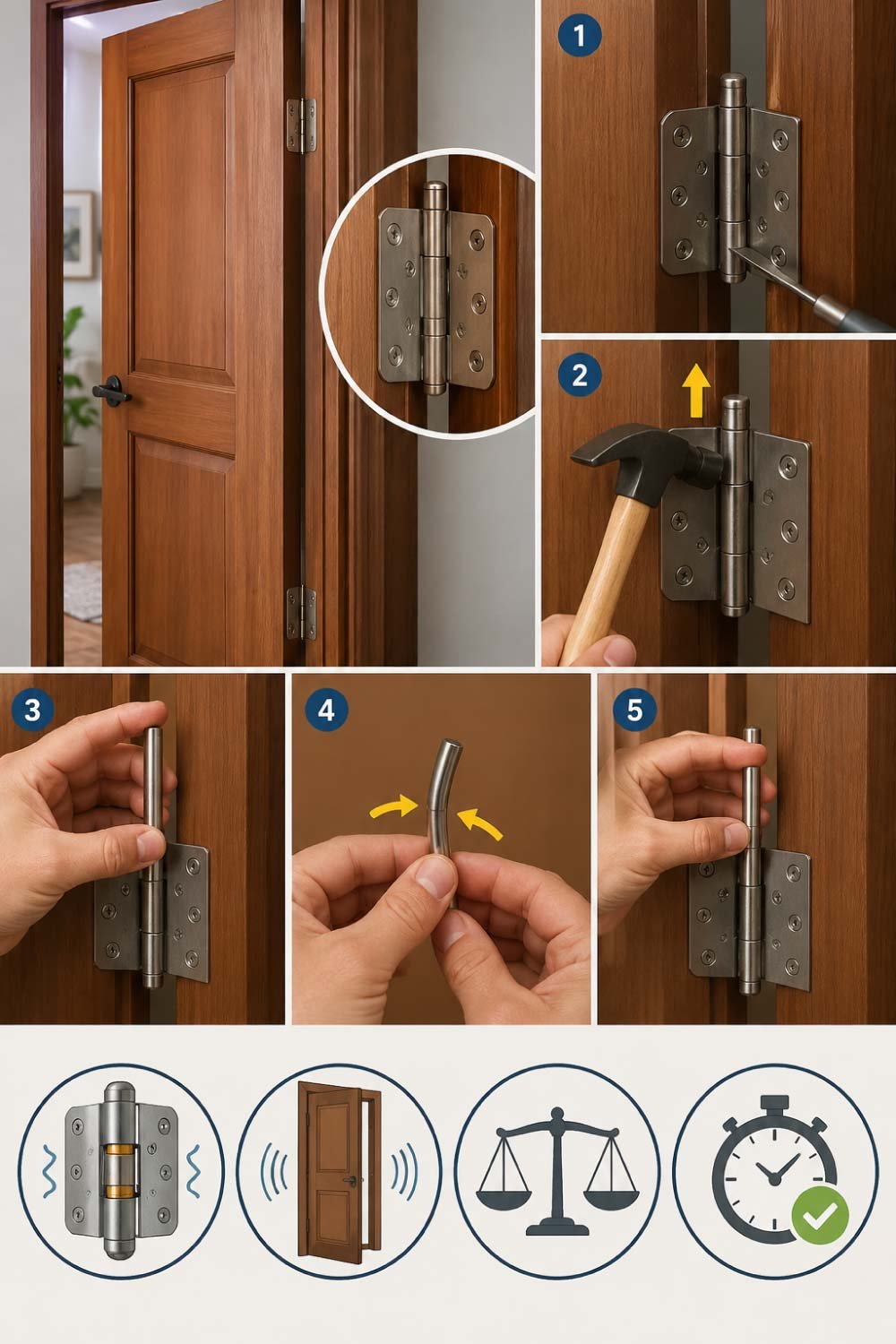 Hinge Pin Adjustment Trick