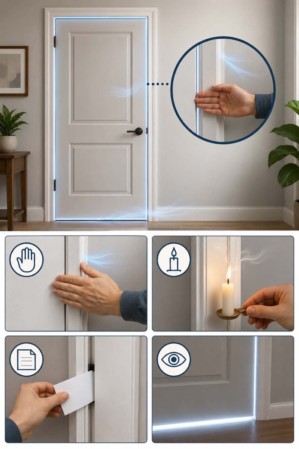 How to Detect Air Leaks in Your Doors