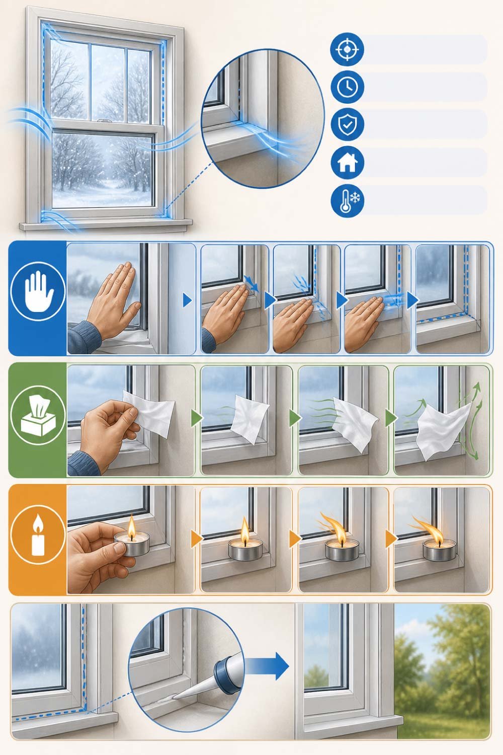 How to Find Where the Cold Air Is Coming From