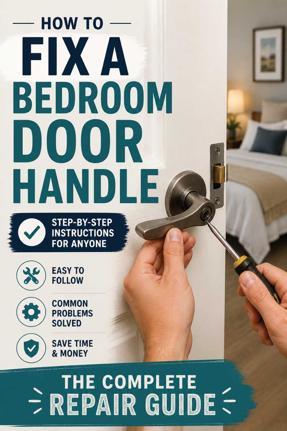 How to Fix a Bedroom Door Handle