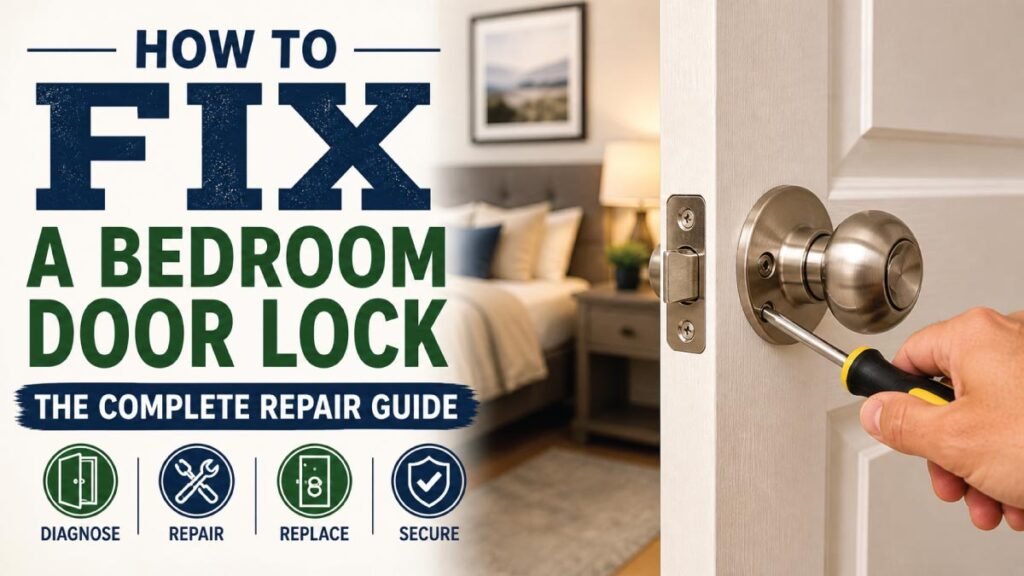 How to Fix a Bedroom Door Lock