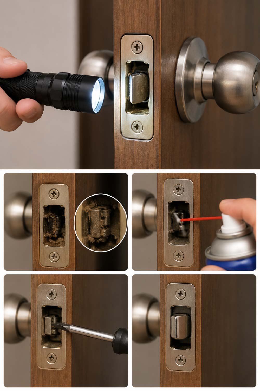Inspect the Latch Mechanism
