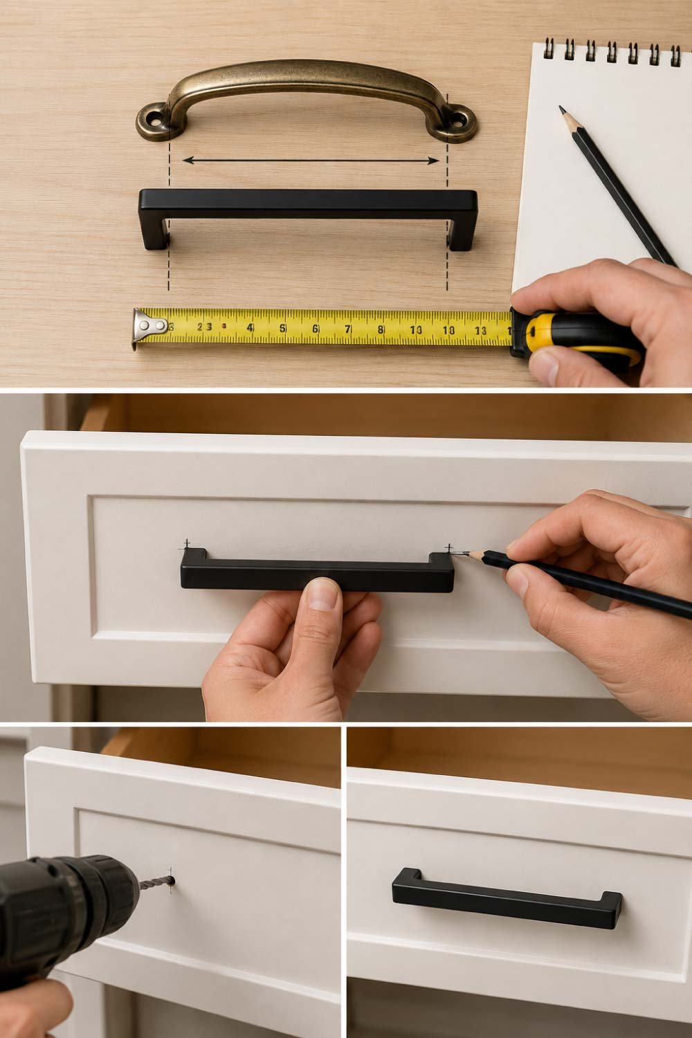 Measure and Align the New Handle