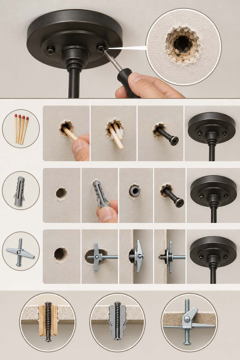 Reinforce Stripped Screw Holes