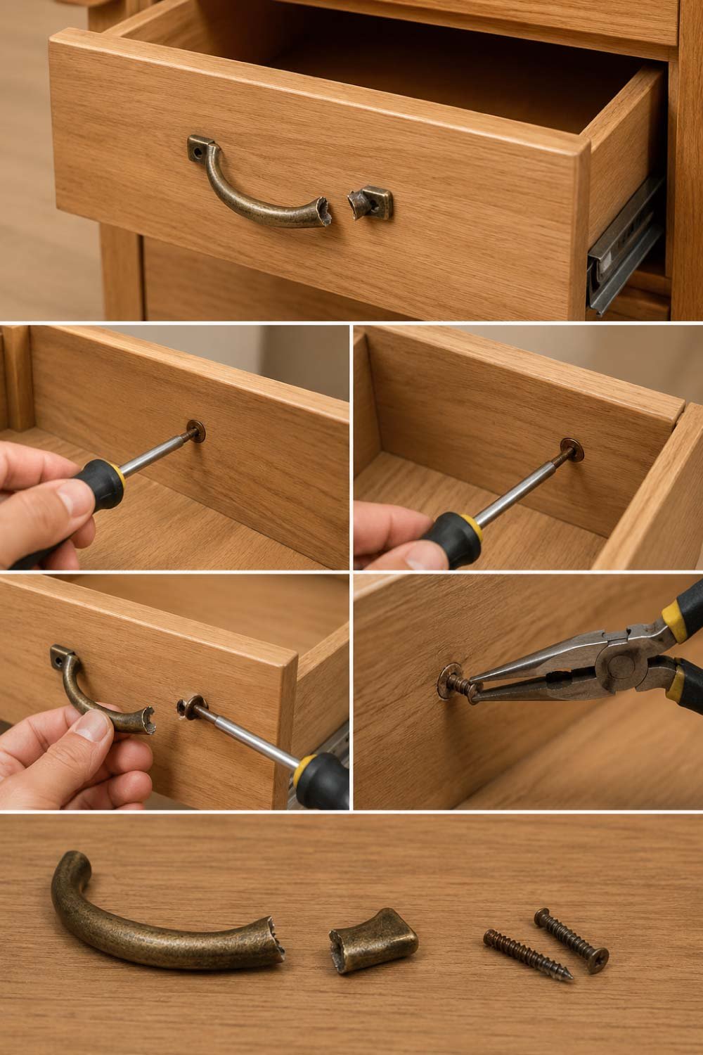 Remove the Broken Handle