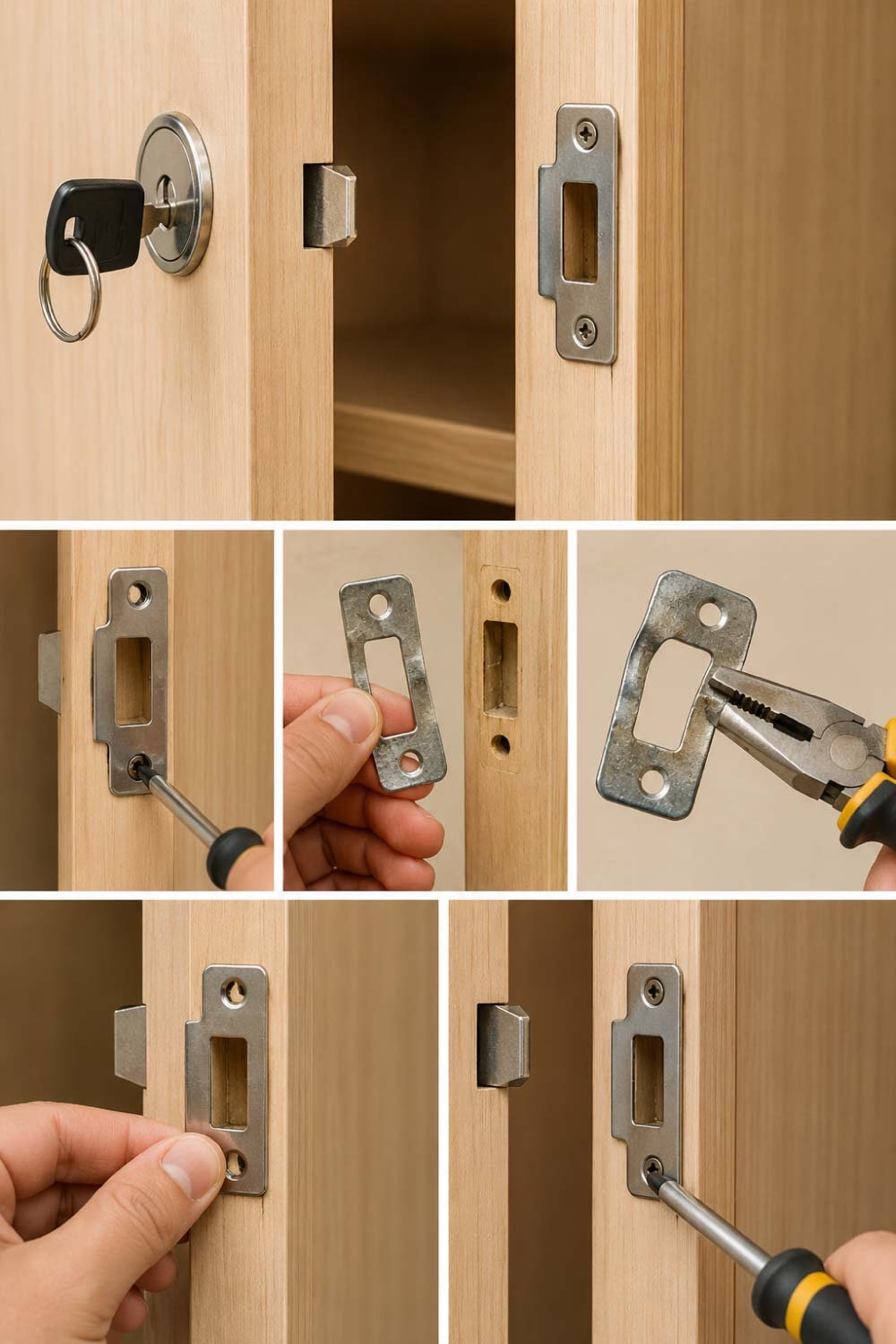 Replace a Damaged Strike Plate