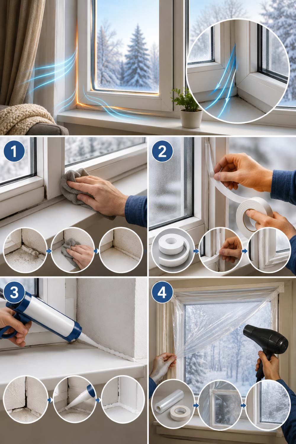 Seal Window Gaps at Home