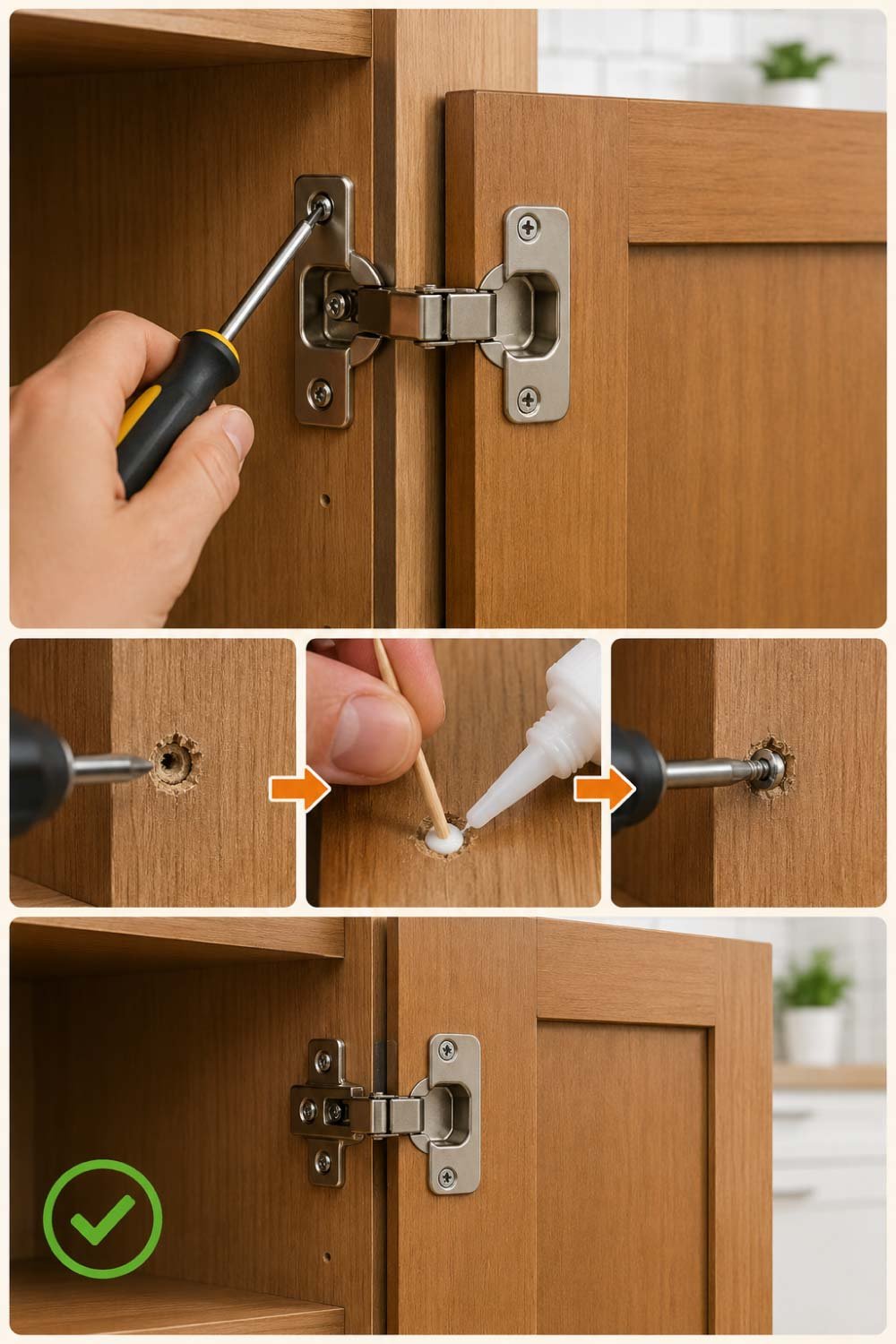 Tighten All Hinges First