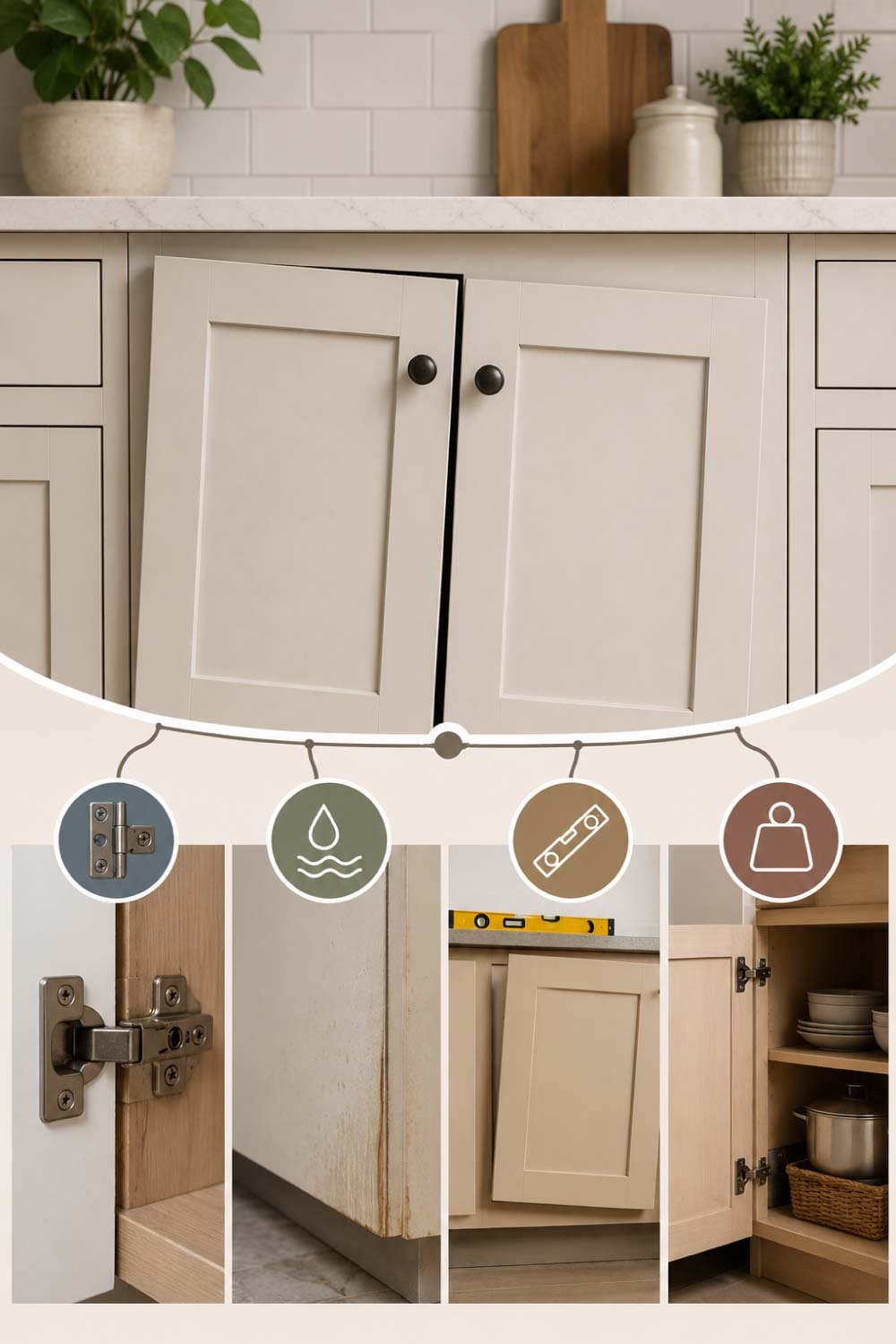 Why Cabinet Doors Become Misaligned