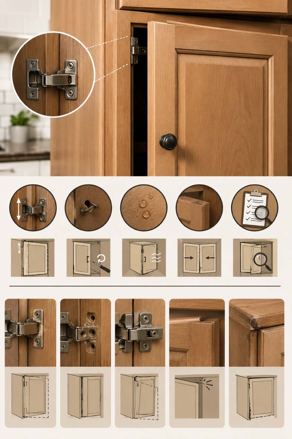 Why Cabinet Doors Stop Closing Properly