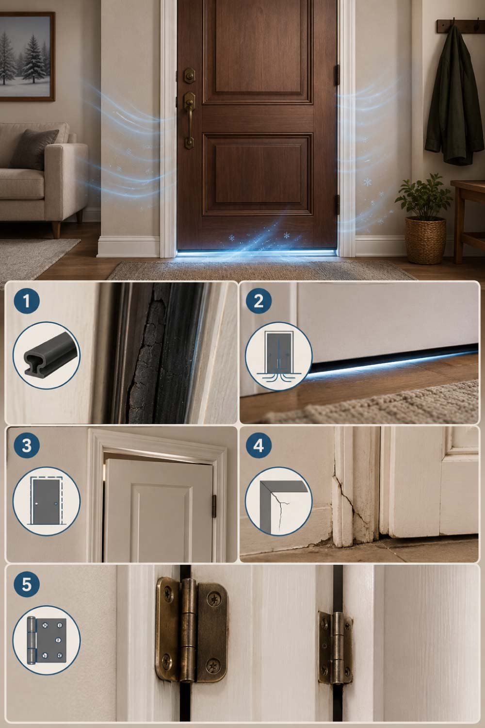 Why Cold Air Comes Through Your Door