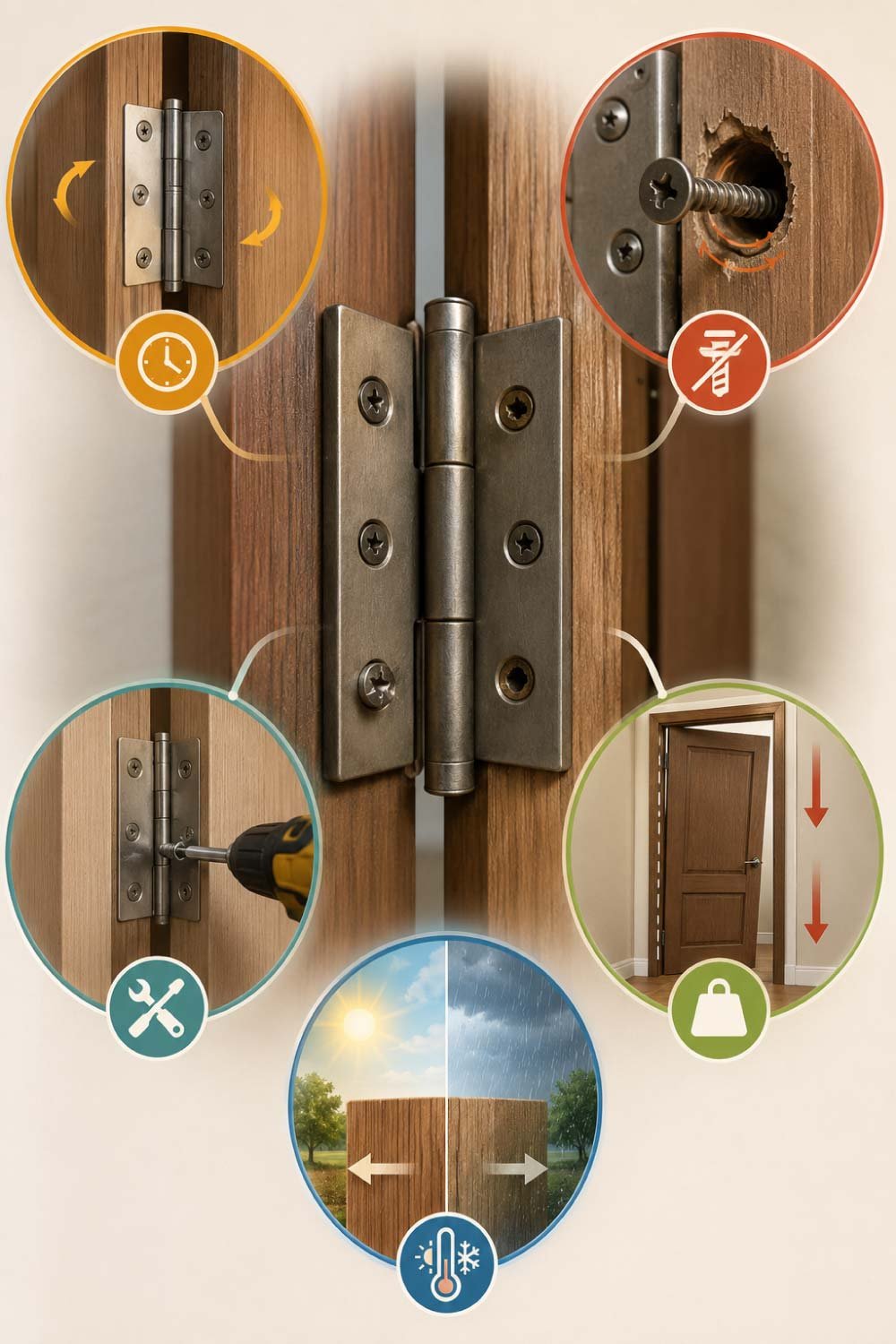 Why Door Hinges Become Loose